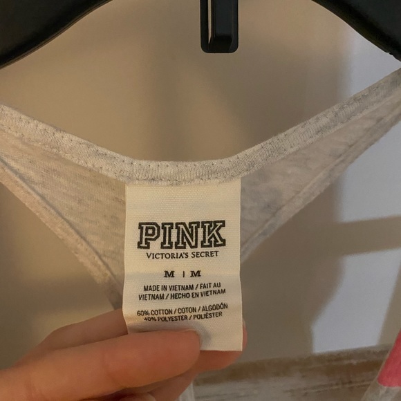 I Hate Running Workout Top PINK - Picture 2 of 3